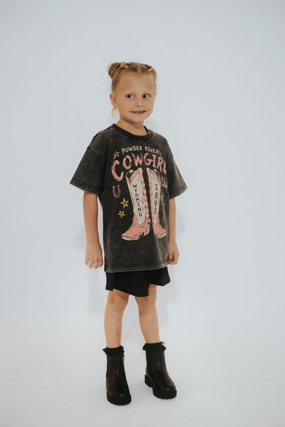Powder River Cowgirl Club Tee *Kids* - RUBY WYLD