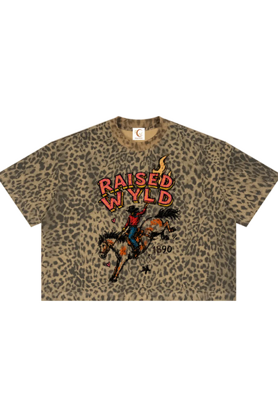 Raised WYLD Leopard Tee