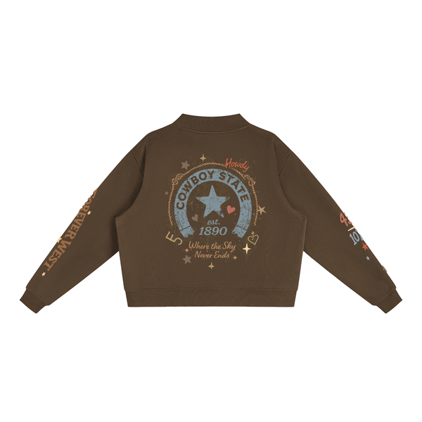 The Cowboy State Mock Neck