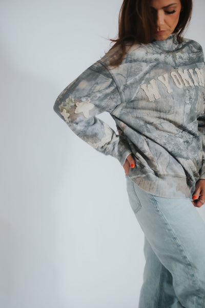 Camo Cowboy Mock Neck - RUBY WYLD