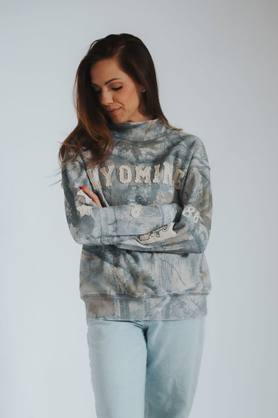 Camo Cowboy Mock Neck - RUBY WYLD