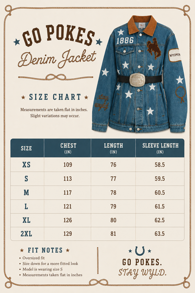 Go Pokes Denim Jacket