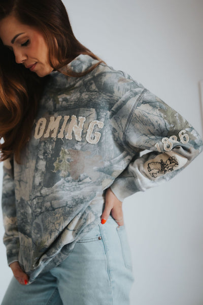 Camo Cowboy Mock Neck - RUBY WYLD