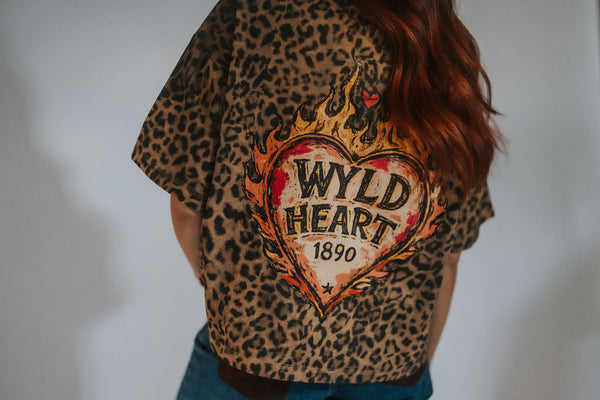 Raised WYLD Leopard Tee