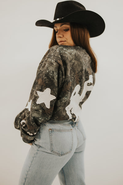 Camo Cowboy Crewneck *FINAL FEW*