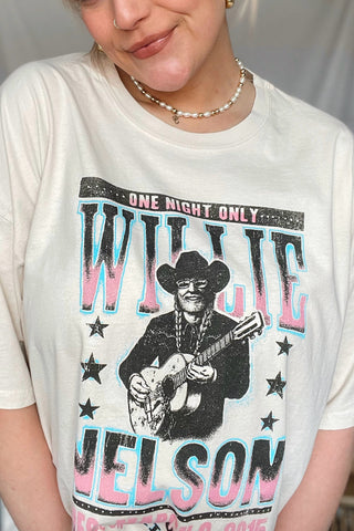 Willie Nelson One Night Only OS Tee