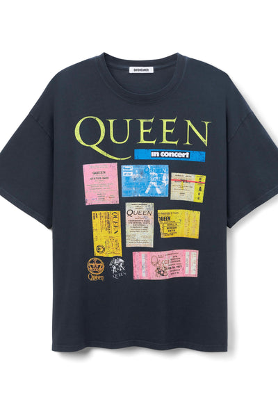 Queen Ticket Collage OS Tee