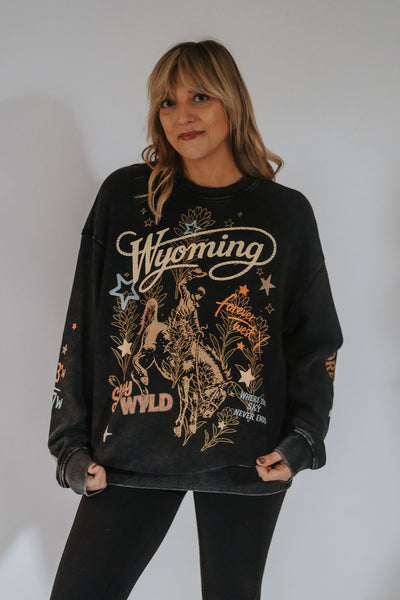 The Cowboy State Crewneck *1 LEFT* - RUBY WYLD