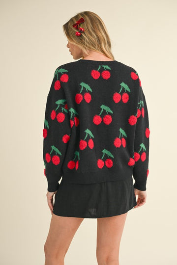 I Pick You Cherry Sweater