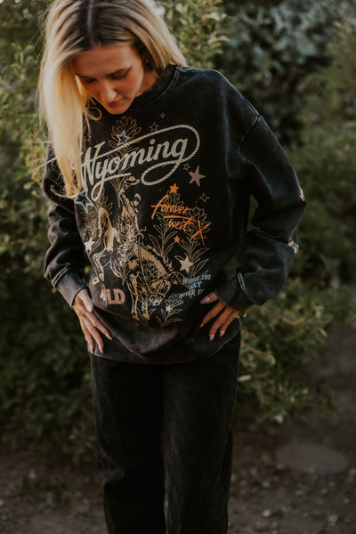 The Cowboy State Crewneck *1 LEFT* - RUBY WYLD