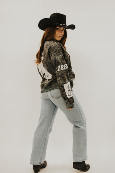 Camo Cowboy Crewneck *FINAL FEW*