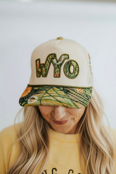 Wyoming in Bloom Trucker Hat - RUBY WYLD