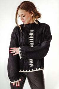 Stitches Sweater *S LEFT* - RUBY WYLD