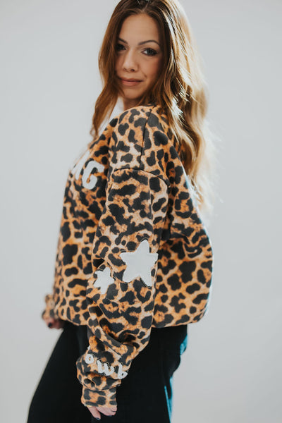 Leopard Cowboy Crewneck