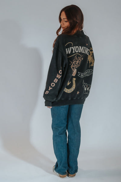 The Lucky Wyoming Cowboys Mock Neck *FINAL FEW* - RUBY WYLD