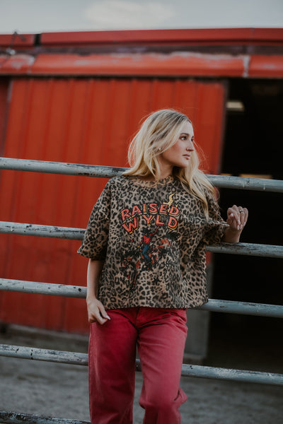 Raised WYLD Leopard Tee