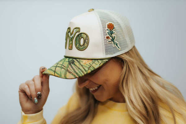 Wyoming in Bloom Trucker Hat - RUBY WYLD