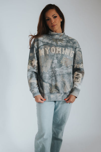 Camo Cowboy Mock Neck - RUBY WYLD