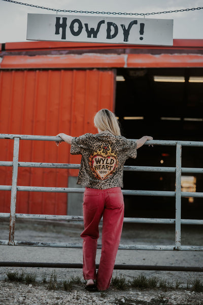 Raised WYLD Leopard Tee