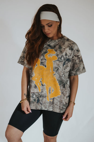 Cowboy Club Camo Tee - RUBY WYLD
