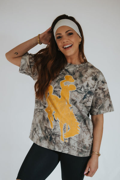Cowboy Club Camo Tee - RUBY WYLD