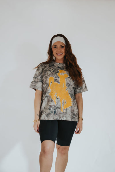 Cowboy Club Camo Tee - RUBY WYLD