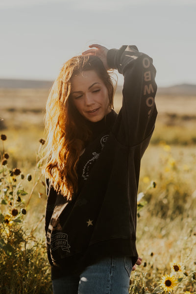 The Lucky Wyoming Cowboys Mock Neck