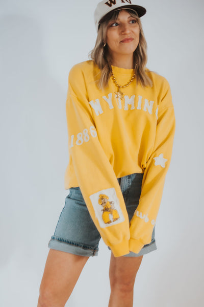 Golden Hour Cowboy Crewneck - RUBY WYLD