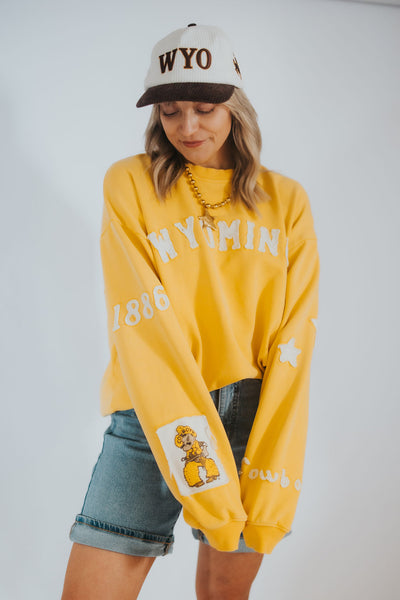Golden Hour Cowboy Crewneck - RUBY WYLD