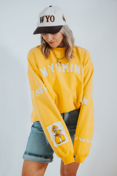 Golden Hour Cowboy Crewneck - RUBY WYLD