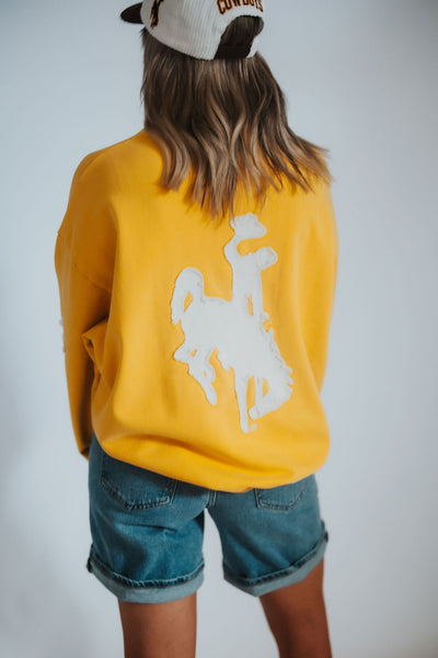 Golden Hour Cowboy Crewneck - RUBY WYLD