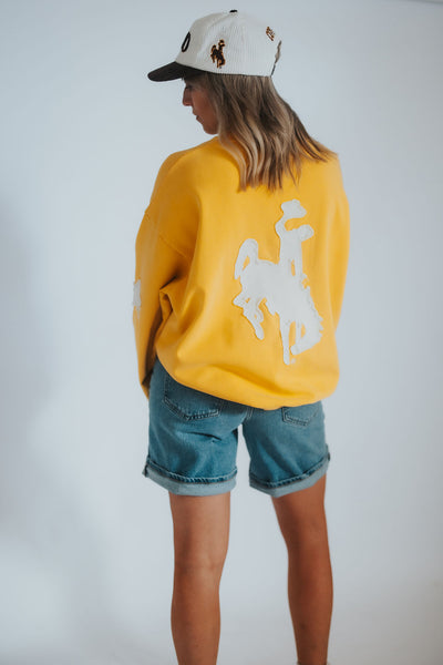 Golden Hour Cowboy Crewneck - RUBY WYLD