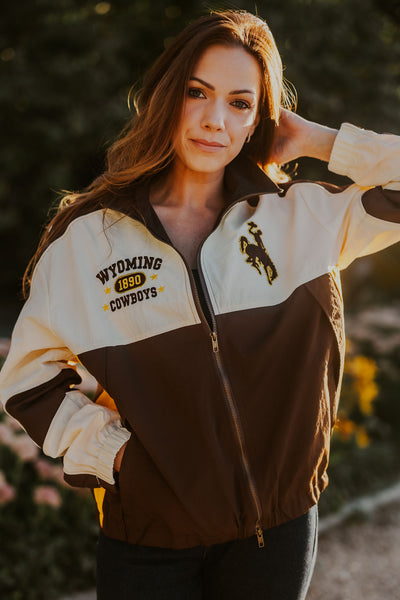 Wyoming Cowboys Windbreaker - RUBY WYLD