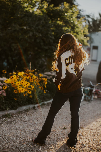 Wyoming Cowboys Windbreaker - RUBY WYLD