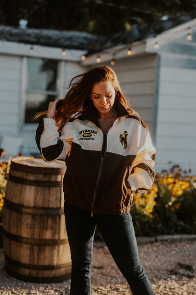 Wyoming Cowboys Windbreaker - RUBY WYLD