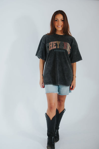 Cheyenne Oversized Tee - RUBY WYLD