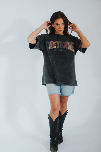 Cheyenne Oversized Tee - RUBY WYLD
