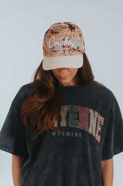 Cowboy Country Tapestry Hat