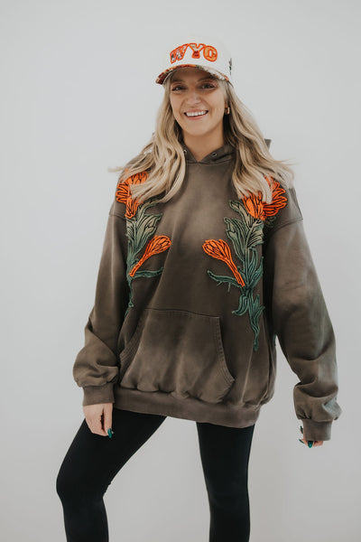 The Indian Paintbrush Hoodie - RUBY WYLD