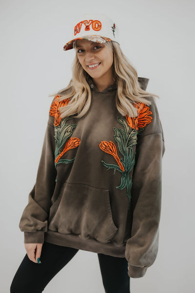 The Indian Paintbrush Hoodie - RUBY WYLD