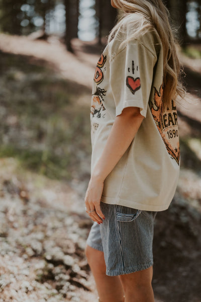 Raised WYLD Tee - RUBY WYLD