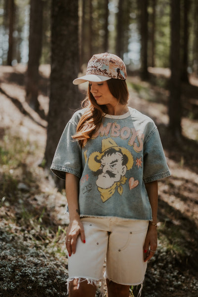Cowboys Denim Tee - RUBY WYLD