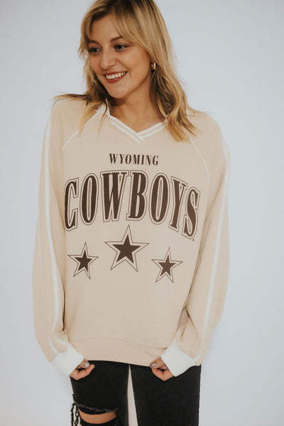 Wyoming Cowboys Collared Pullover