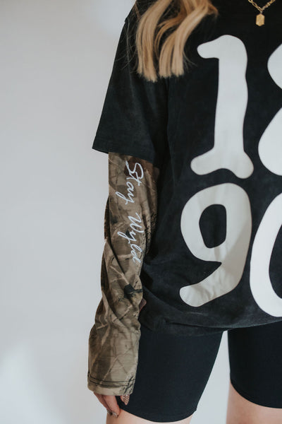 1890 Camo Twofer Long Sleeve