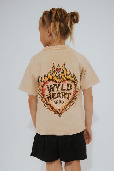 Raised WYLD Tee  *Kids* - RUBY WYLD