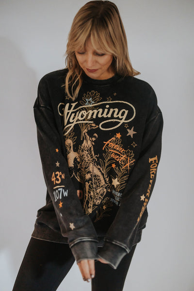The Cowboy State Crewneck *1 LEFT* - RUBY WYLD