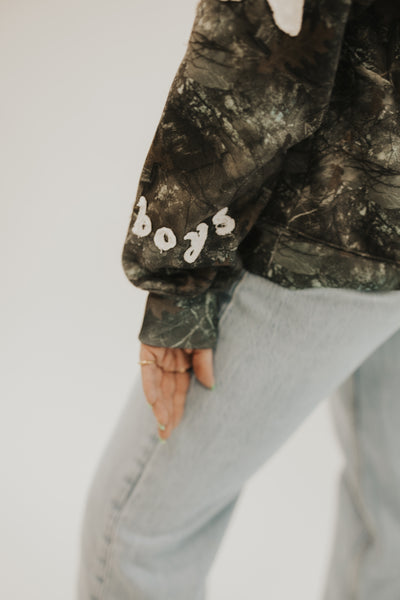 Camo Cowboy Crewneck *FINAL FEW*