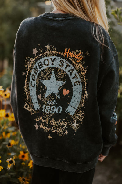 The Cowboy State Crewneck *1 LEFT* - RUBY WYLD
