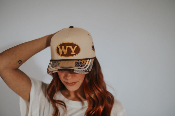 WY Patchwork Steamboat Hat - RUBY WYLD
