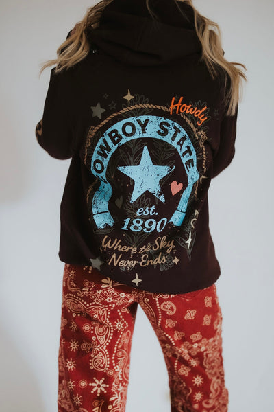 The Cowboy State Hoodie - RUBY WYLD